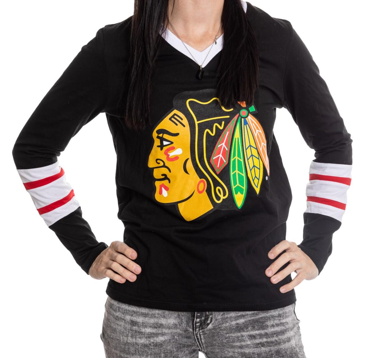 Calhoun NHL Women’s V-Neck Varsity Long Sleeve Shirt Review: Worth It?